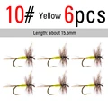 6PCS Yellow 10