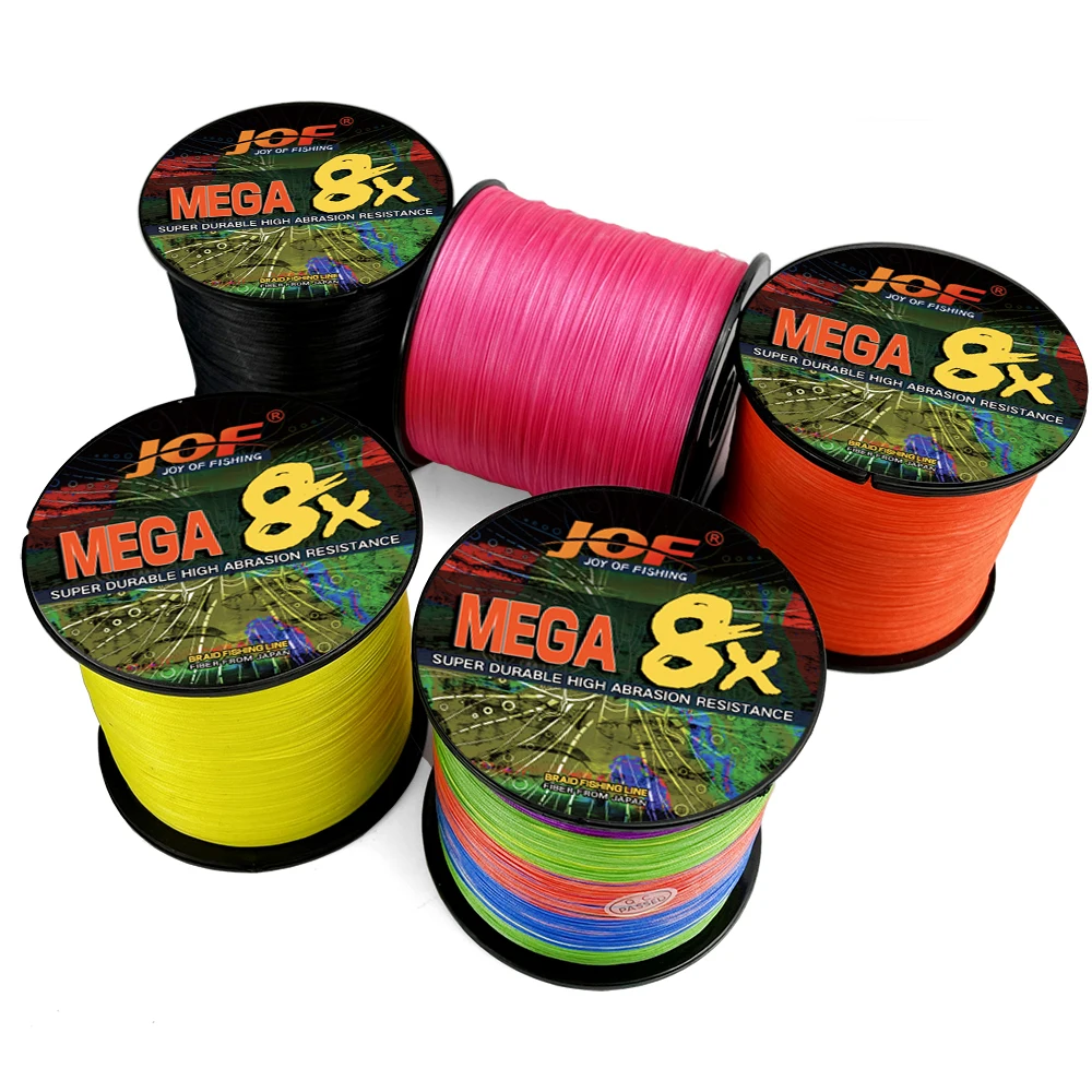 Línea de pesca trenzada de carpa JOF X8, alambre de PE multifilamento de 300M-1000M, 0,14mm-0,50mm, aparejos suaves y duraderos súper fuertes para exteriores - imagen 3