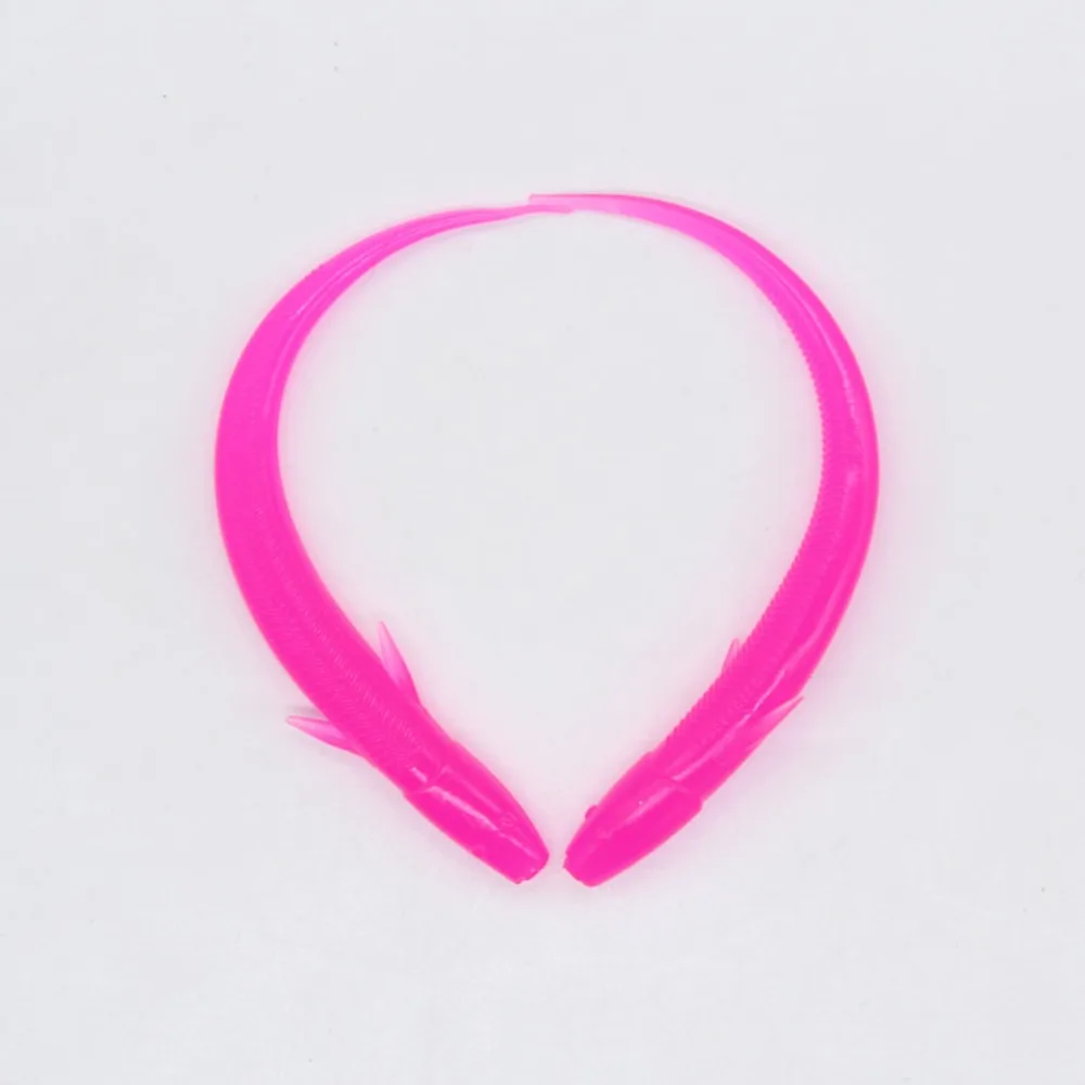 Señuelo de pesca de cola blanda, cebo de 10cm, 3g, de silicona, con olor a pescado, 10 piezas - imagen 5