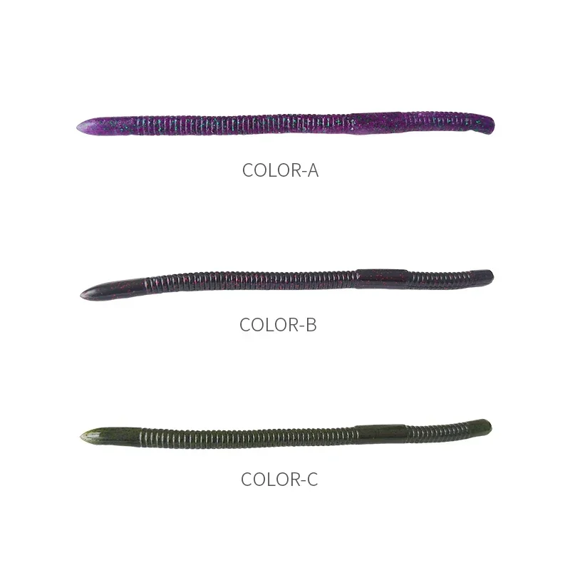 6 uds SENSEYE cebo suave truco gusano 4,5g 140mm Leurre Souple para todos los peces Iscas Señuelos de Pesca artificiales palo gusanos - imagen 5