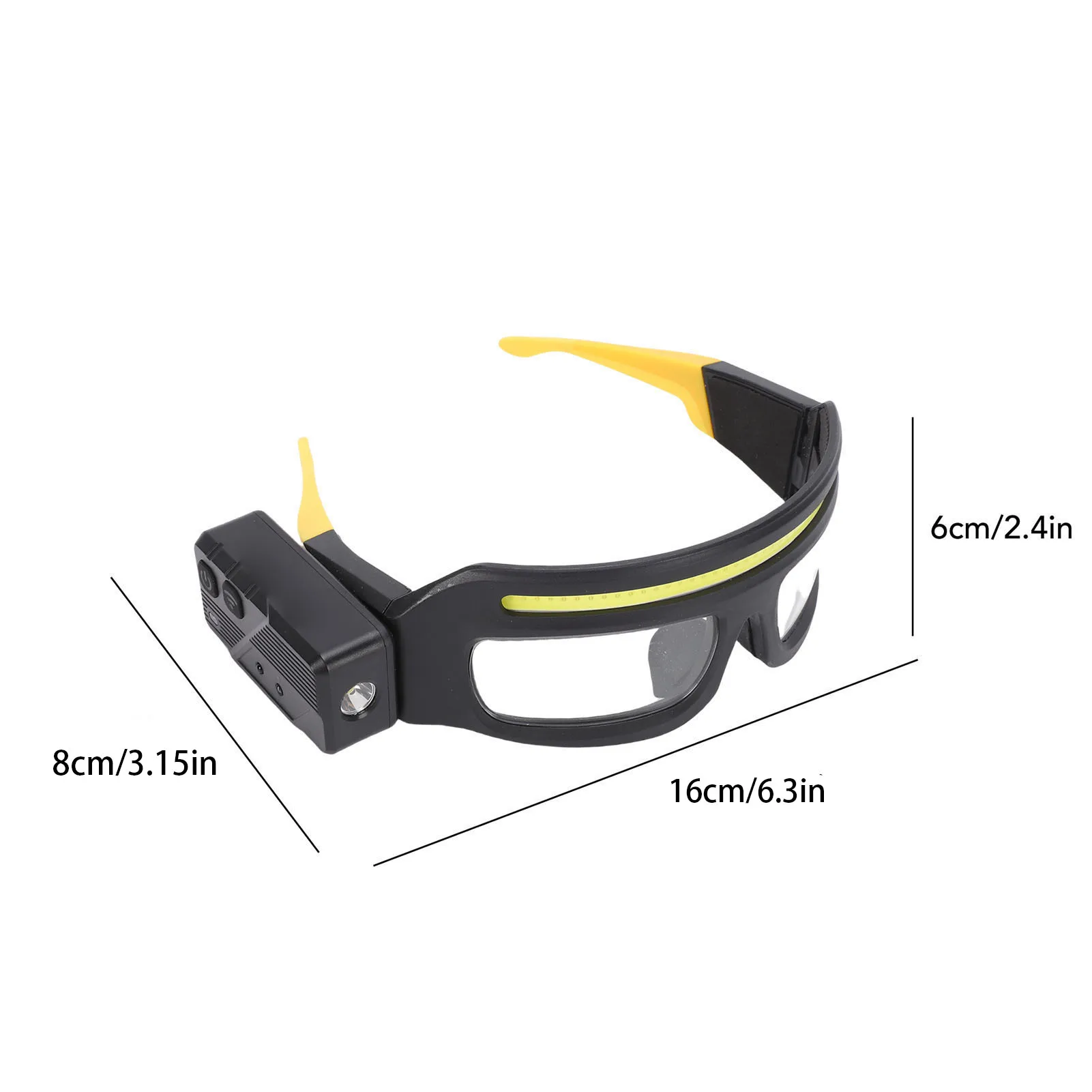 Linterna frontal recargable COB LED para pesca nocturna - imagen 3
