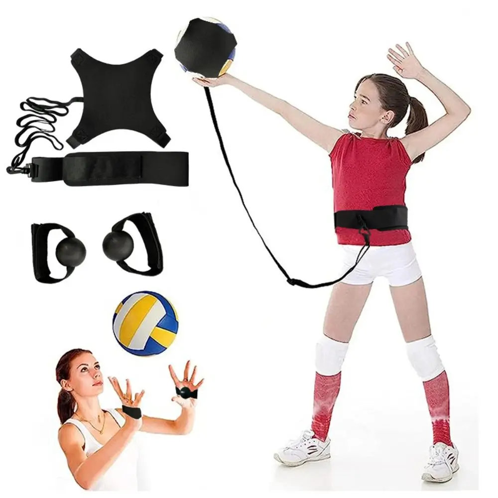 Kit de entrenamiento de voleibol de elasticidad ajustable mejora las habilidades de goteo entrenador de picos de voleibol ayuda de entrenamiento de fútbol creatividad