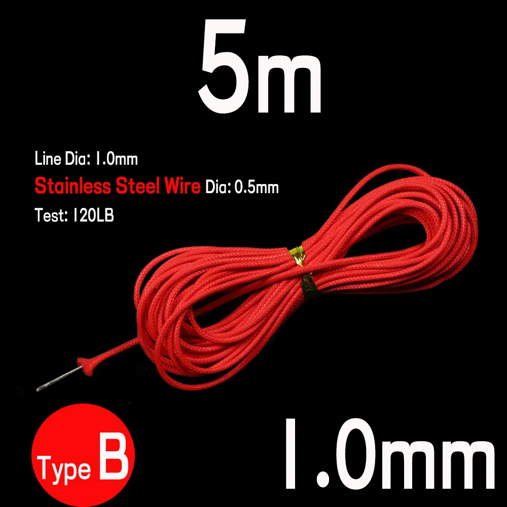 5m Red 1.0mm B