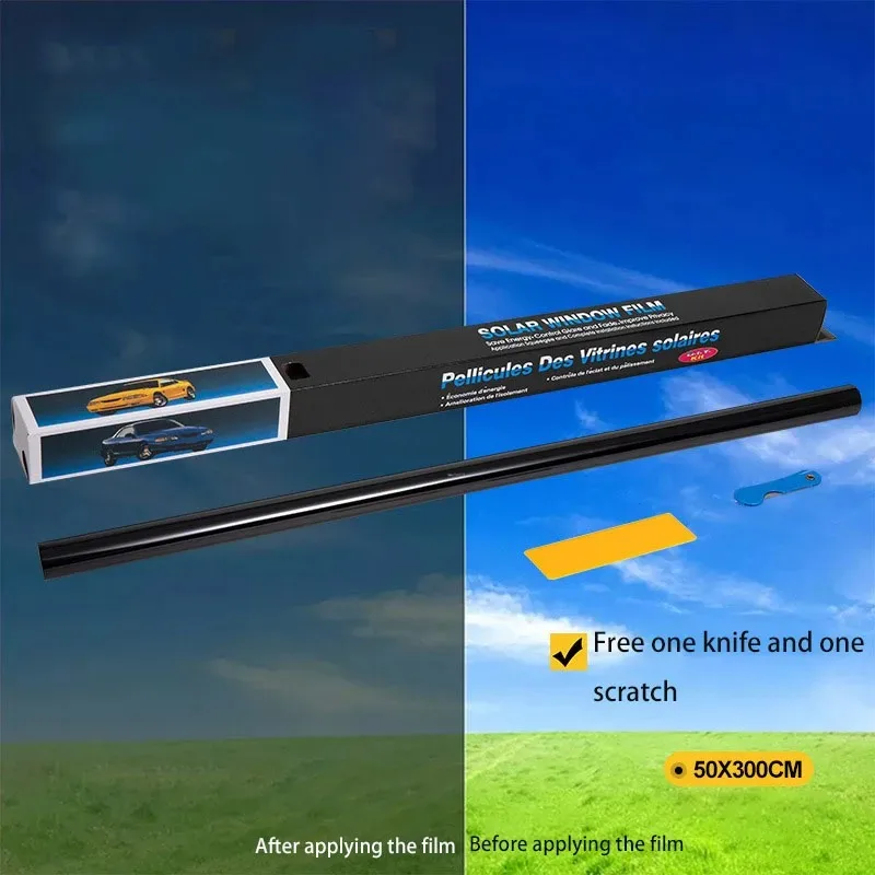 Película aislante impermeable y protector solar para ventana, adecuada para película automotriz, protección de privacidad, película de vidrio para ventana - imagen 3