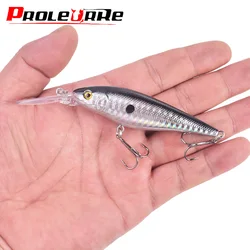 Crankbaits flotantes Wobblers labios largos para lubina y lucio