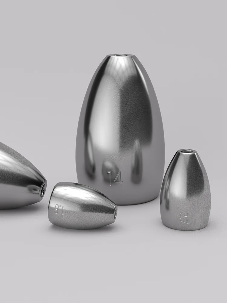 Plomo de plomo de aleación de Metal para pesca, aparejo Texas Carolina, aparejos de plomo, asistencia para lanzar peso, accesorios de aparejos de pesca de fundición larga - imagen 4