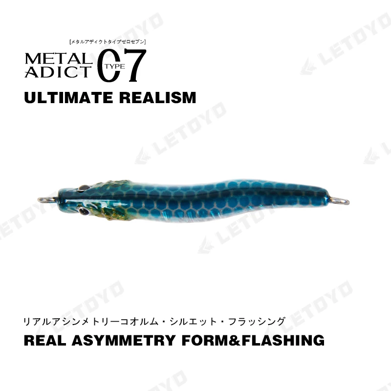 LETOYO-señuelo de pesca giratorio Artificial, cebo de pesca Jigging de orilla Micro Jig, Jigging de Japón, plantilla de salto de Metal, fundición de trucha, pececillo, 7g, 10g, 15g - imagen 4