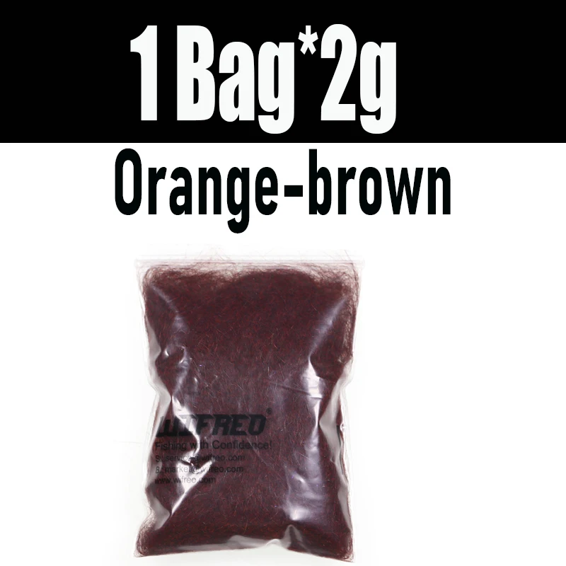 1 bag orange brown