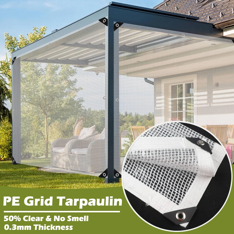 Lona transparente para pérgola – Impermeable y térmica