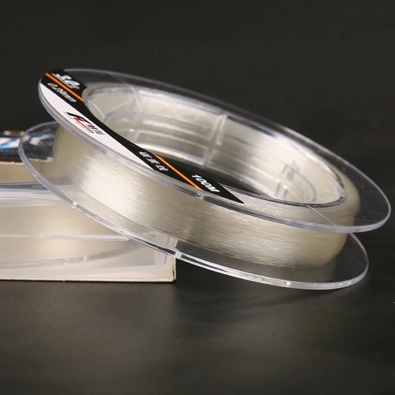 Línea de pesca de carbono 100%, 50m/100m, monofilamento, línea líder de fluorocarbono, herramientas de pesca de gran resistencia de Material japonés - imagen 4