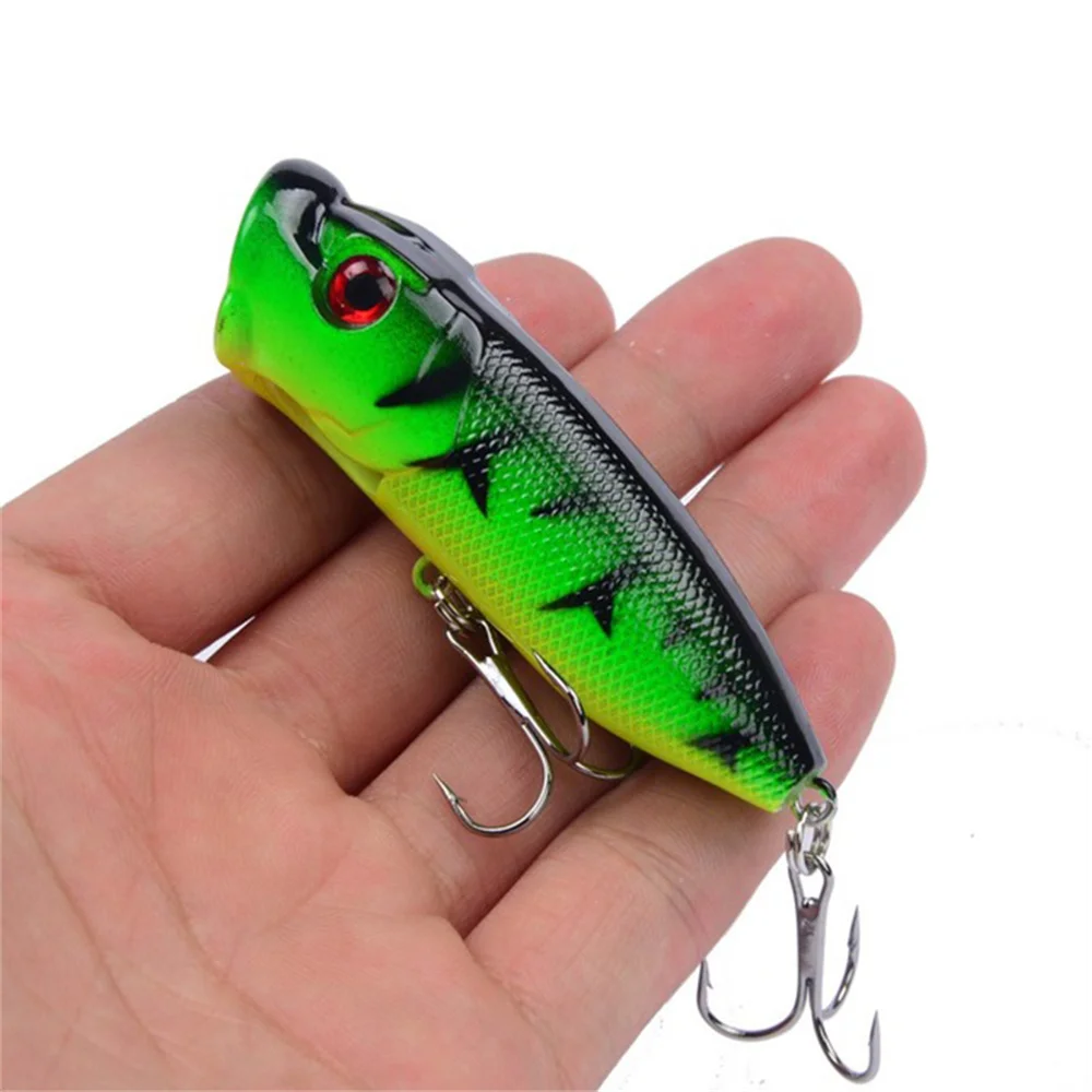 Señuelo popper topwater duro - Wobbler artificial para pesca - imagen 3