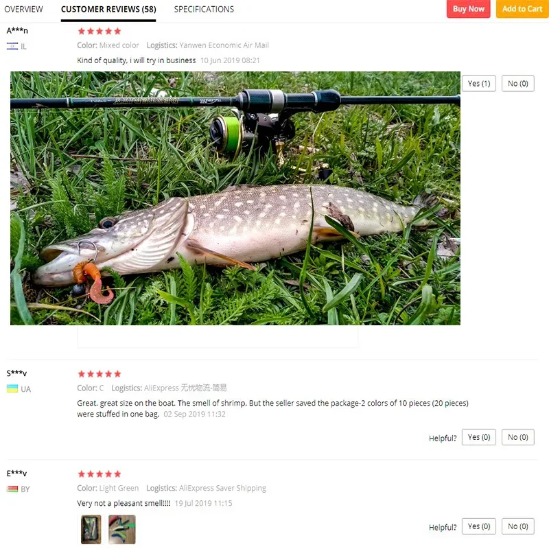 10 Uds 6cm 1,3g gusanos cebo suave Jig Wobbler señuelo de pesca sabor a camarón cebo de silicona Artificial pesca cola en espiral Swimbaits - imagen 5