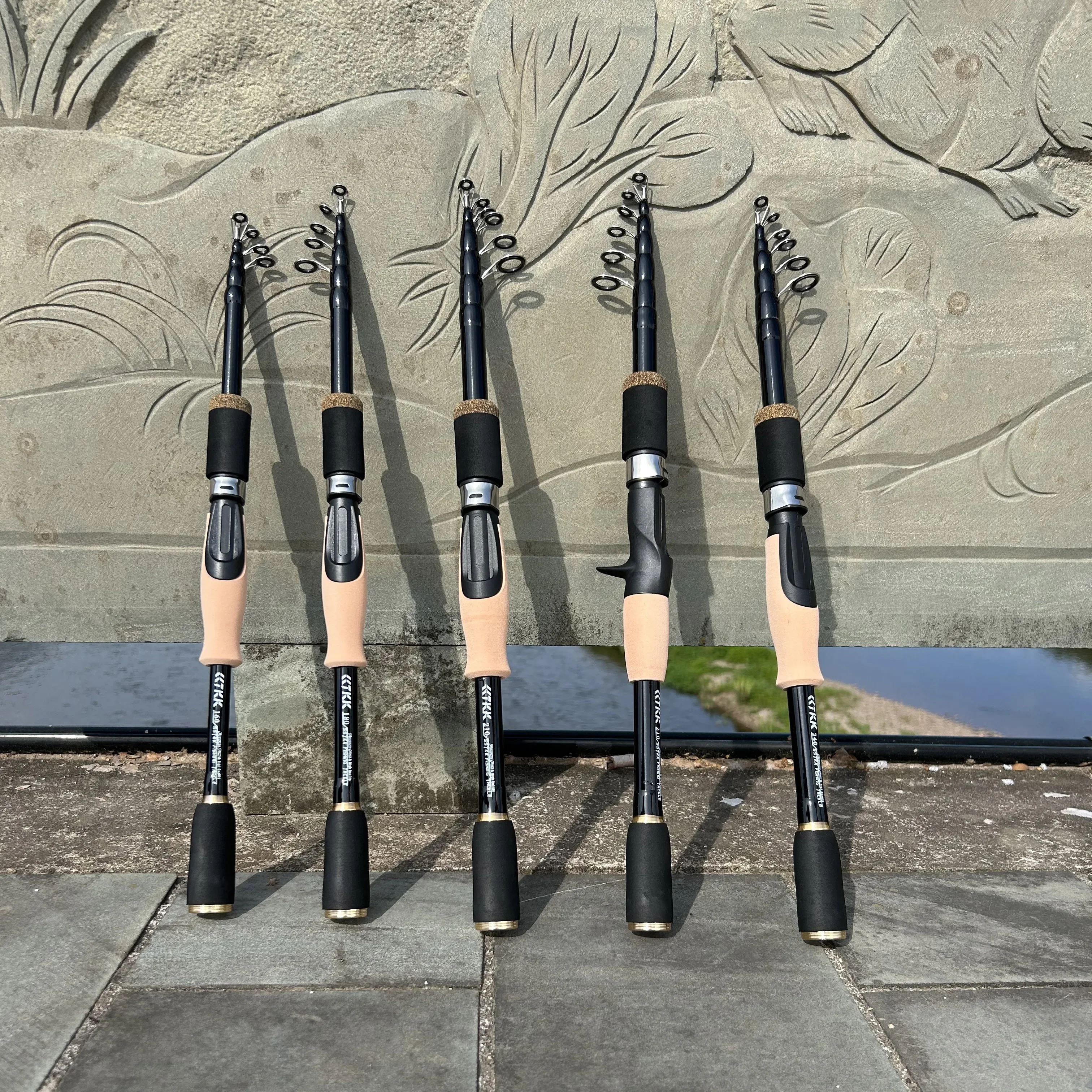 Descubra el arte de la pesca de precisión con nuestras cañas de pesca de alta calidad