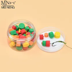 36 Uds. Cebo de pesca de carpa, accesorios de aparejo Boilie emergente, espuma EVA, método de forma de maíz falso, aparejo alimentador, señuelo para peces