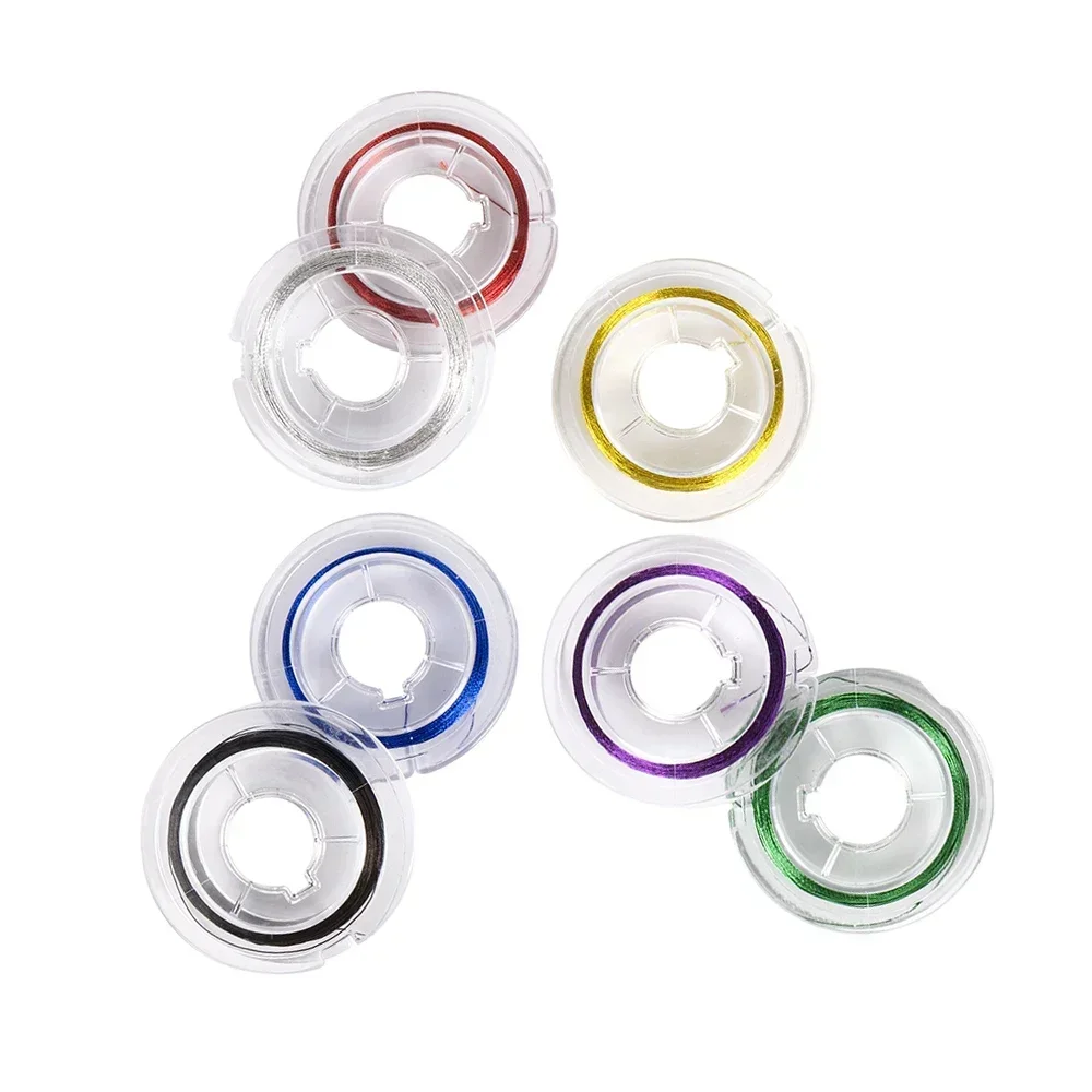 Guía de caña de pescar de 20m, hilo de bobinado 300D 500D, alambre trenzado, anillo de fibra de poliéster, línea de sujeción, accesorio de construcción DIY