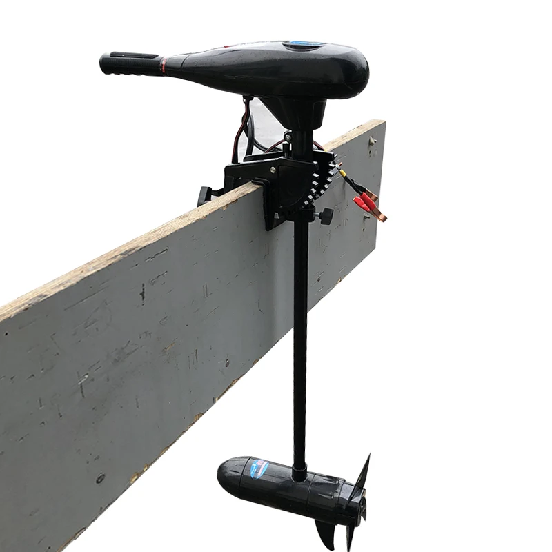 Motor de arrastre eléctrico marino solar, motor fueraborda para barco de asalto inflable, bote de canoa de kayak de pesca, 60 libras, 12 V - imagen 3