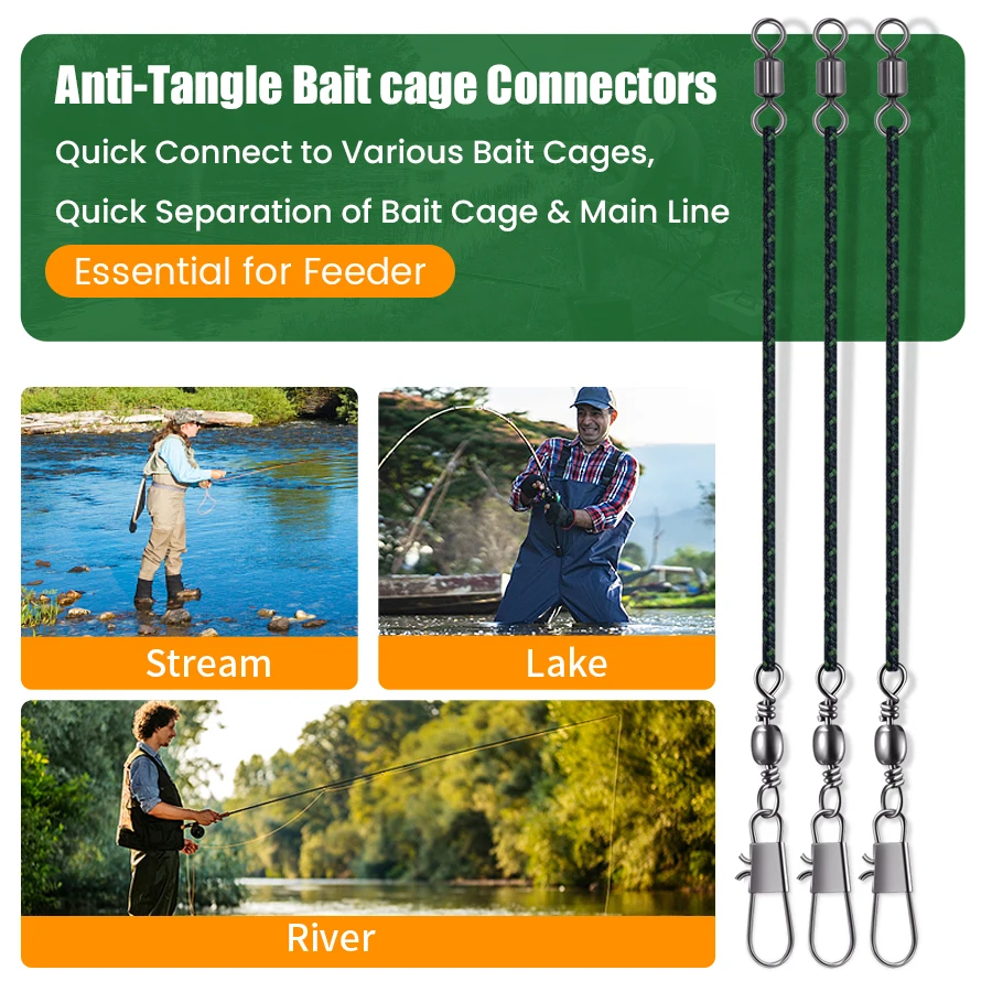 Enlace alimentador carpa – Conector rápido para montaje feeder - imagen 4
