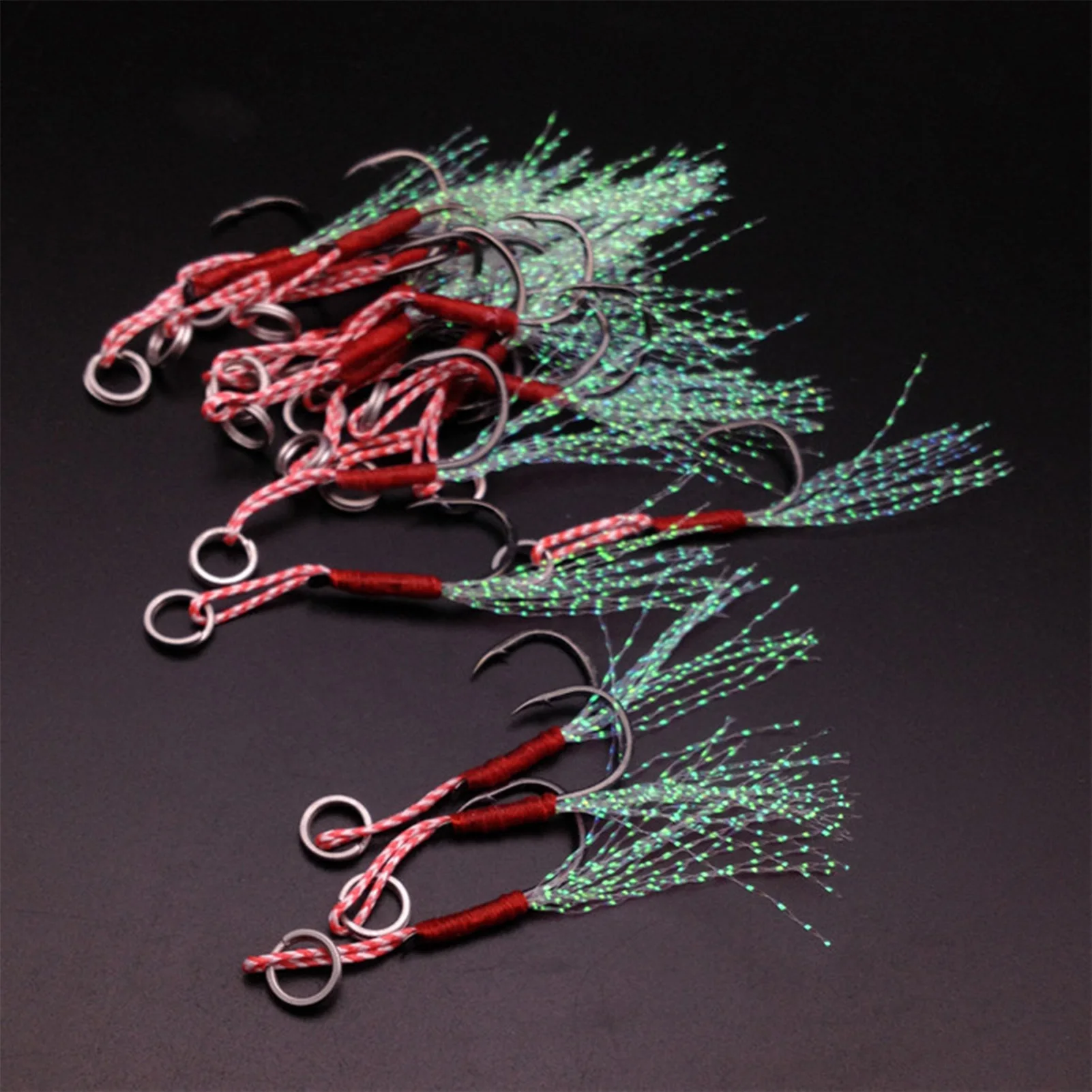 Anzuelos universales de acero al carbono para pesca en agua dulce y salada - imagen 3