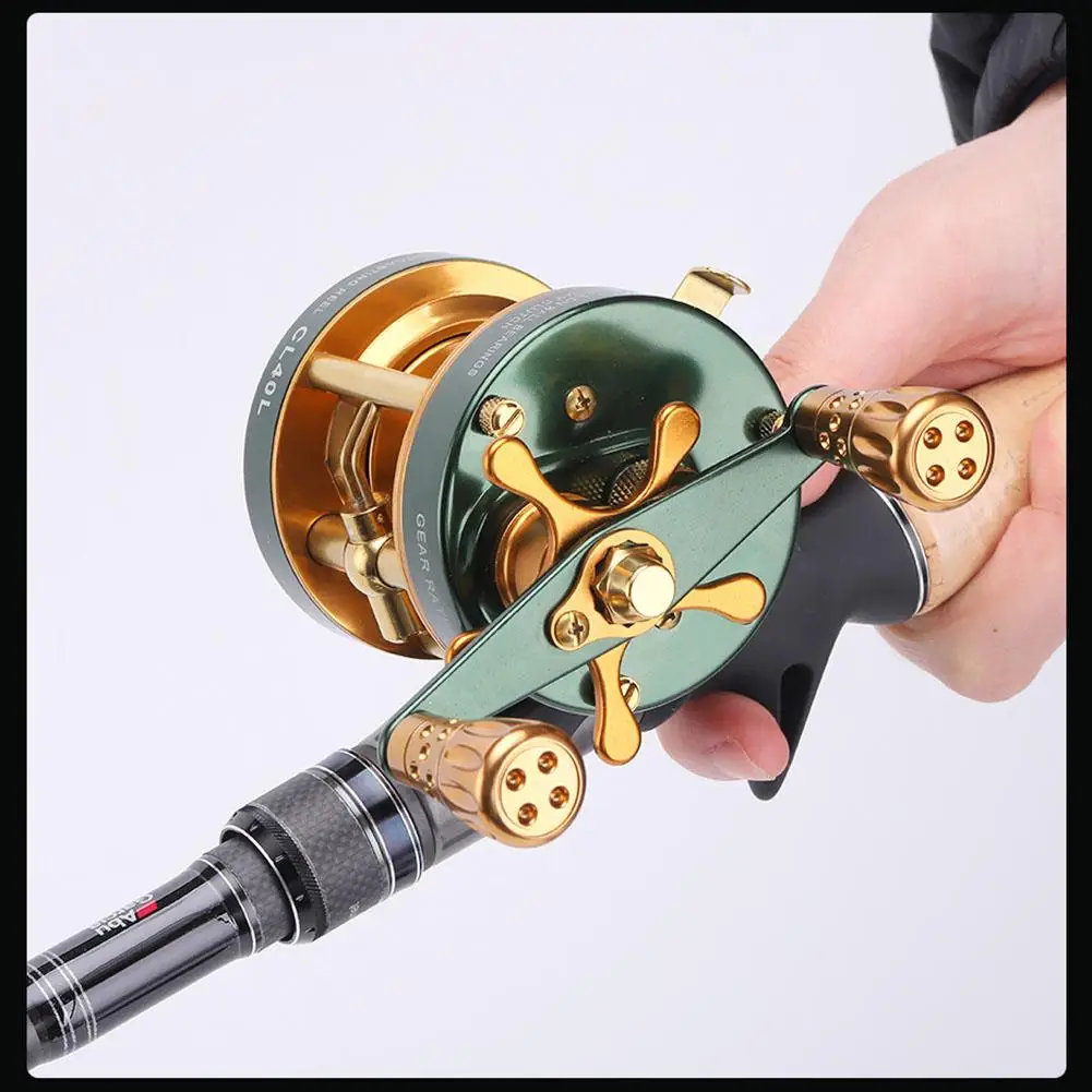 Carrete de pesca Baitcasting Cl40/cl60 para salmón, trucha, aparejos de pesca anticorrosión de bajo ruido para entusiastas de la pesca, envío directo - imagen 2