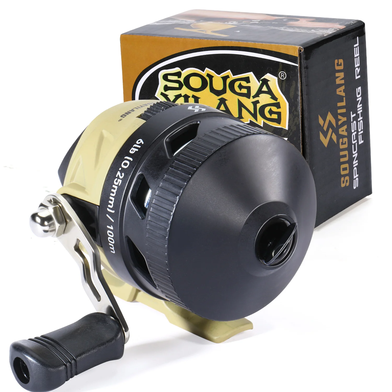 Carrete de fundición Sougayilang 3,4:1 – Aluminio alta velocidad para agua dulce - imagen 2