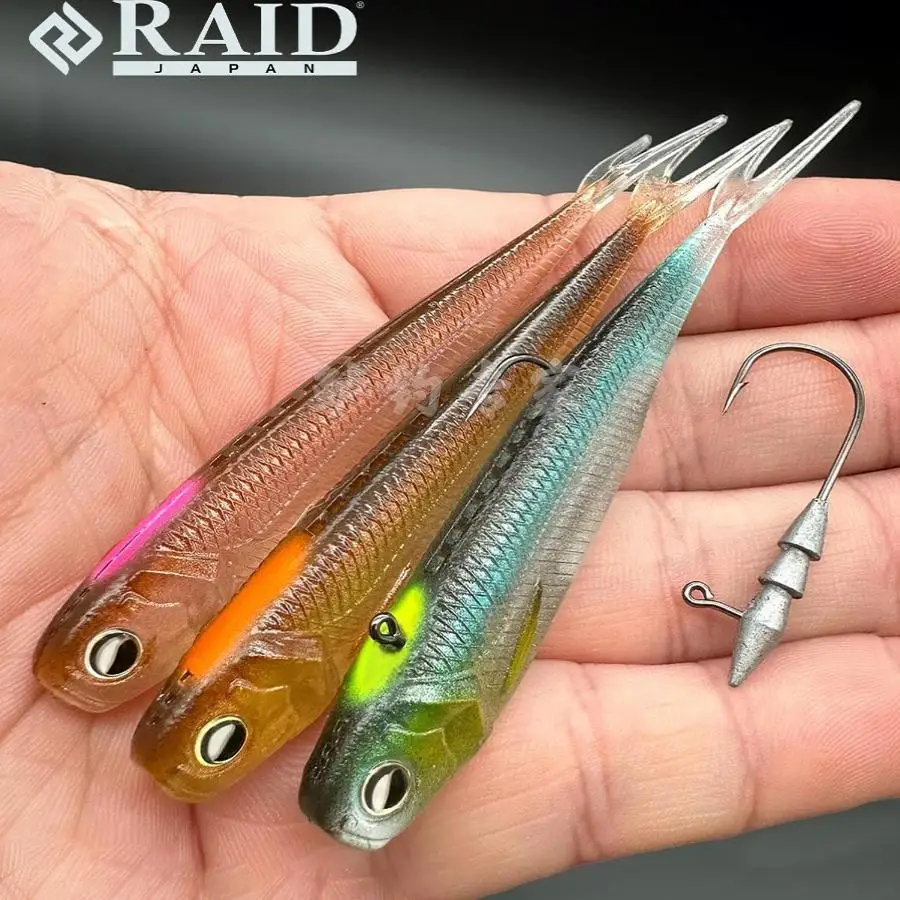 Japón RAID FishRoller cebo suave pez suave simulación señuelo falso cebo Midosto Fire Barstow - imagen 3