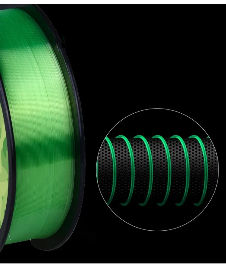 Línea de Pesca de nailon fuerte de 200m, hilo de Pesca de carpa de tracción fuerte, súper suave, sin rizos, línea de Pesca de Taiwán, señuelos, línea de Pesca - imagen 3