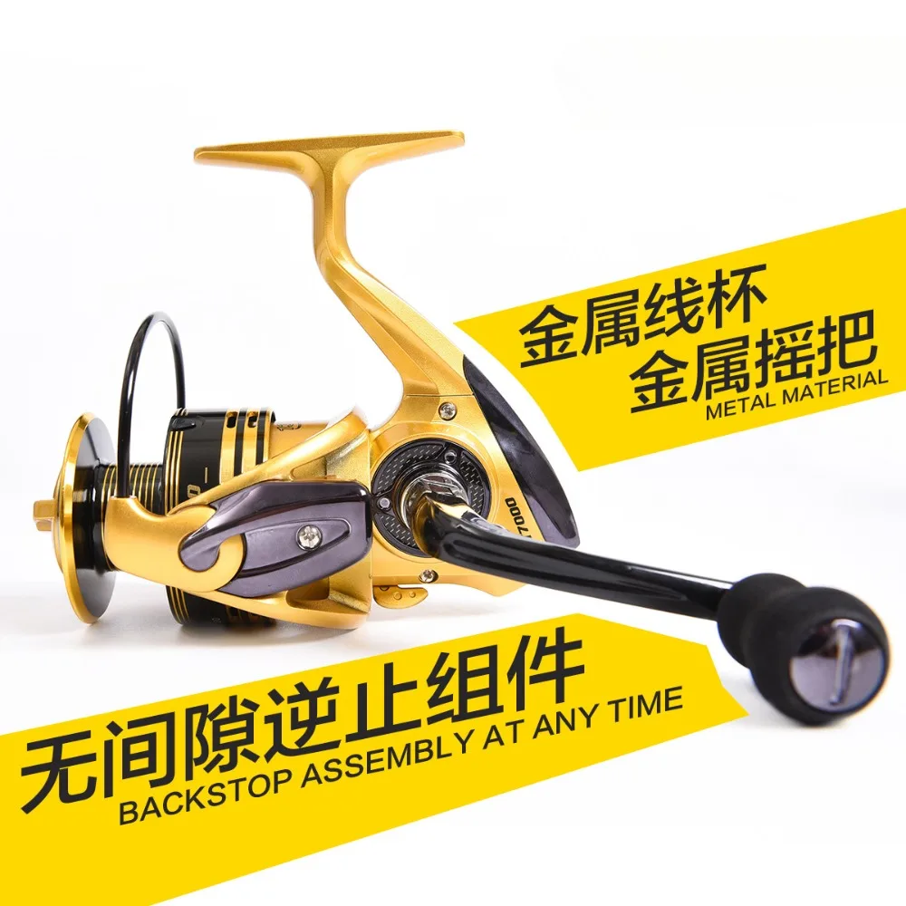 Daiwa-carrete de pesca de Metal (CODEK), bobina de pesca de rueda giratoria, potencia de arrastre máxima de 15Kg, carrete poco profundo, adecuado para todas las aguas, nuevo - imagen 2