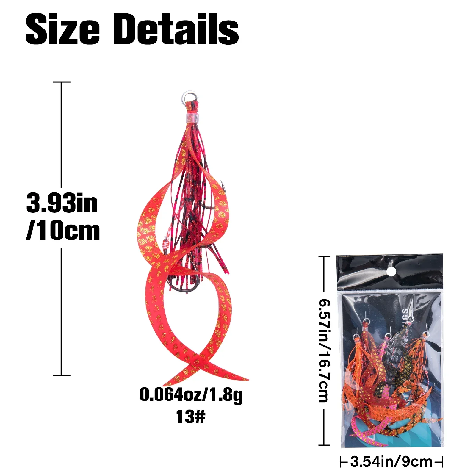 Goture-Juego de Señuelos de Pesca de camarones realistas, cebo suave brillante de agua salada/dulce con anzuelo para trucha, lubina, salmón y Lucio, 5-10 Uds. - imagen 4