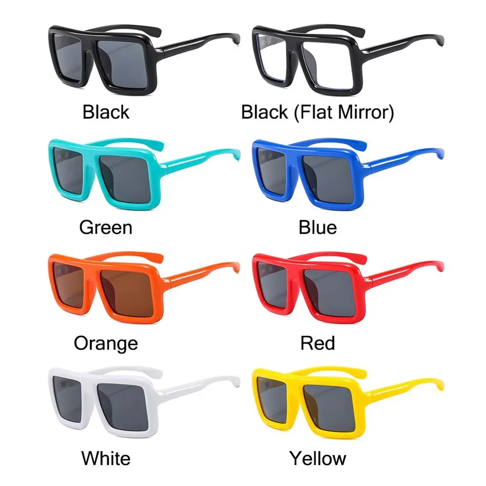 Gafas de sol cuadradas de gran tamaño Punk protección UV400 gafas de sol para dama para playa/viajes/ropa de calle - imagen 4