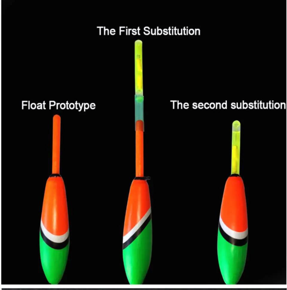 Barra de iluminación fluorescente para pesca nocturna, señuelo flotante de 4,5x39mm, 10/20 piezas - imagen 2