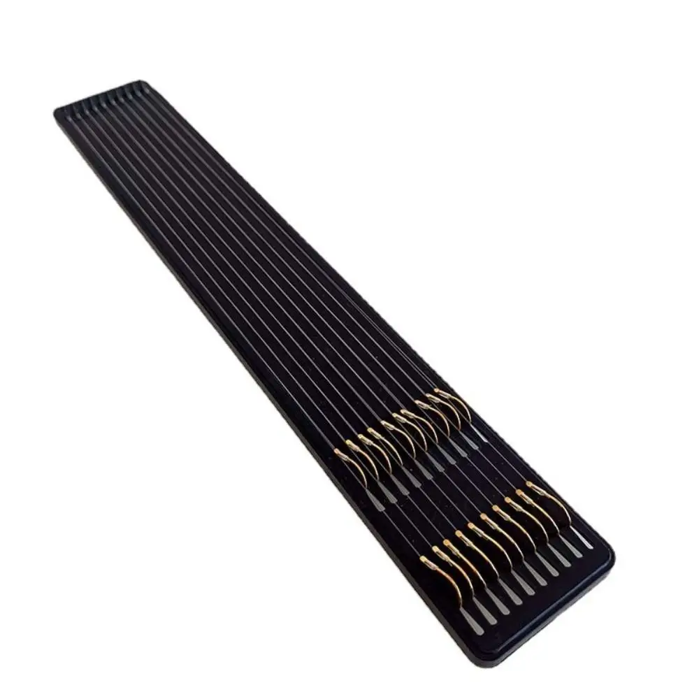 20 piezas anzuelos de pesca con púas de 45cm, acero rico en carbono con sublínea, anzuelos de púas de acero al carbono duraderos para carpa, hierba, carpa cruciana - imagen 5