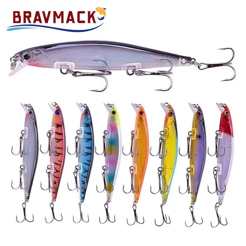 1 Uds. Señuelos de pesca 13,8g, Wobblers de pececillo que se hunden, cebos artificiales de plástico, anzuelo para lubina, Lucio, carpa, Swimbait, cebo de pesca