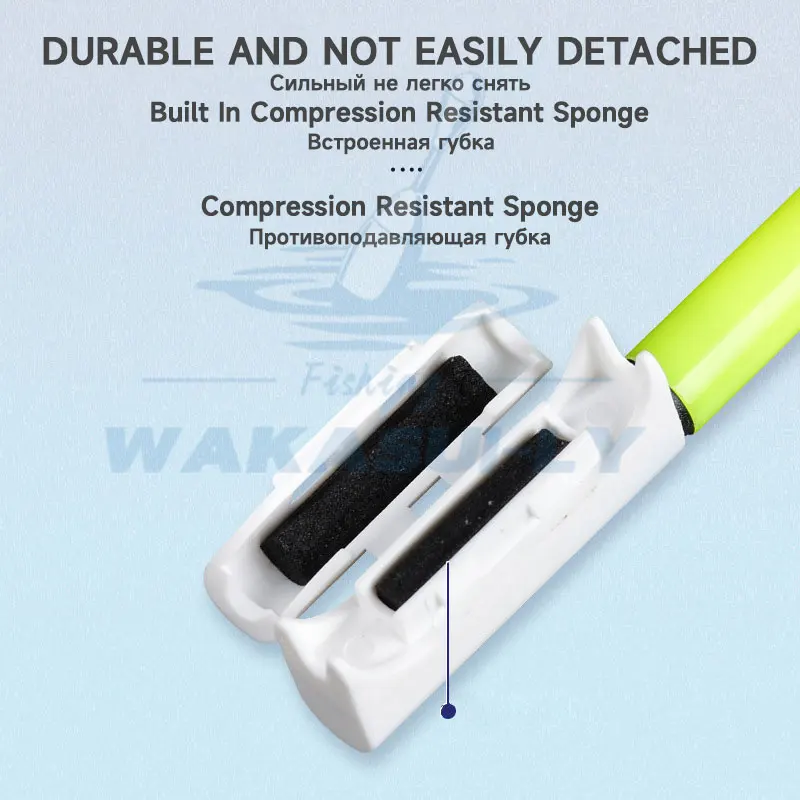 Luz nocturna de pesca impermeable, poste de luz con detección de gravedad, tira que cambia de Color, doble orificio, USB + batería recargable 425, 2 piezas por juego - imagen 4