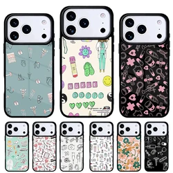 Funda iPhone diseño sanitario — enfermera, doctor y dentista