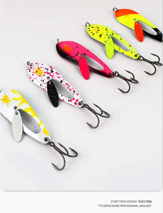 Señuelo giratorio NUNATAK Shinning Stream TROUT LURE – VIB para lubina - imagen 4