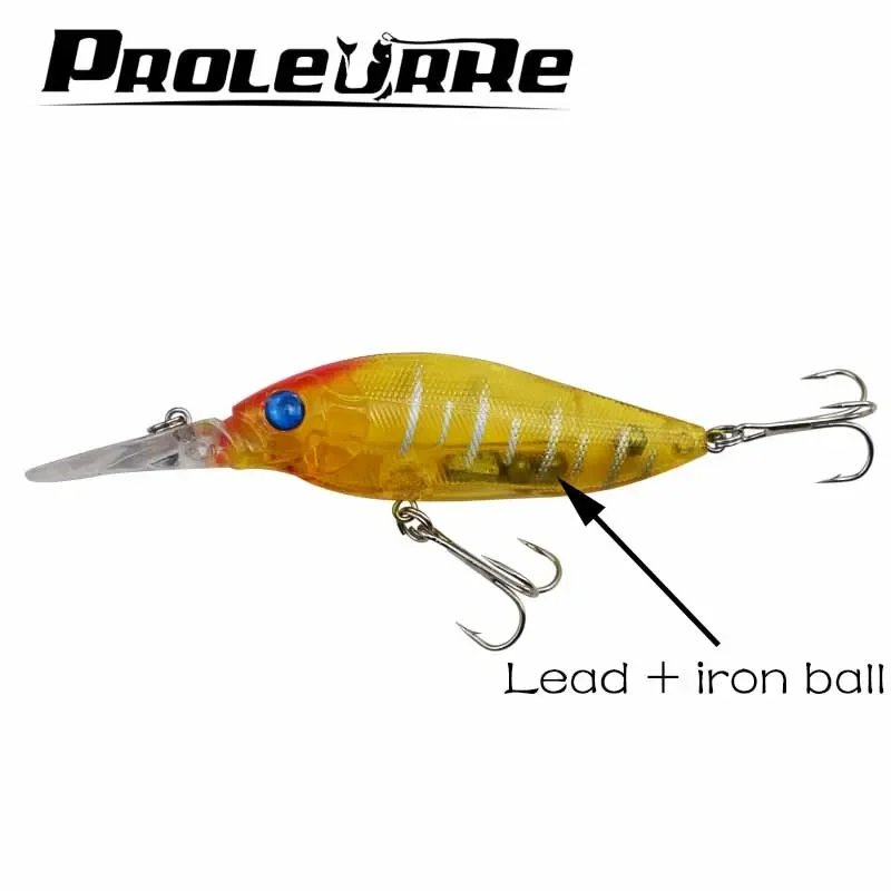 Crankbait flotante Wobbler – Señuelo de superficie con ojos 3D - imagen 3