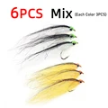 6pcs Color Mix
