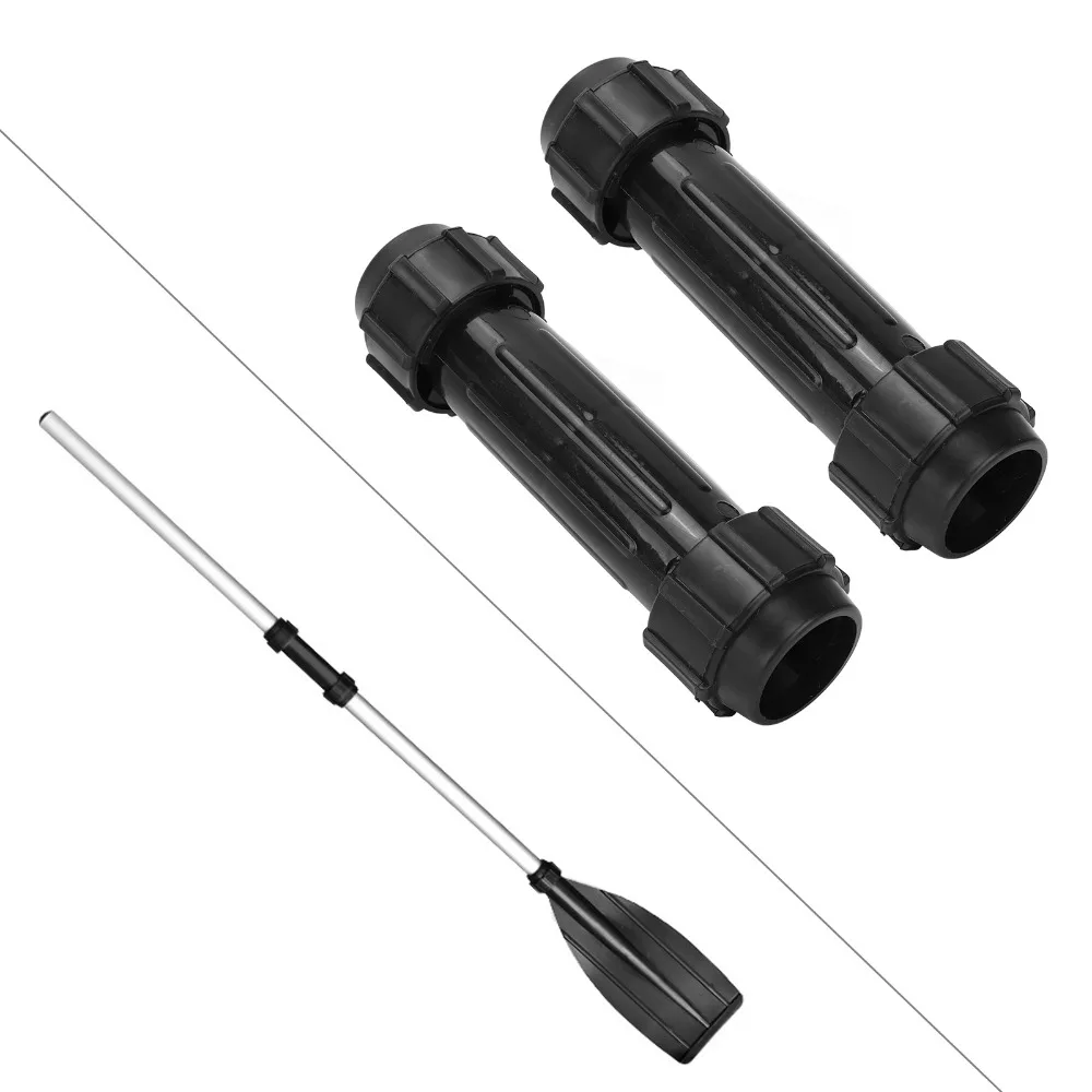 Piezas de barco, conector de paleta de Kayak de plástico, conectores de eje negro, conector de eje de remos, conector de paleta, barco inflable - imagen 3
