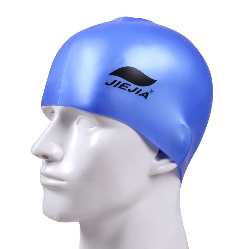 Gorro de natación de silicona de Color sólido Unisex, impermeable y antideslizante, comodidad de alta calidad - imagen 3