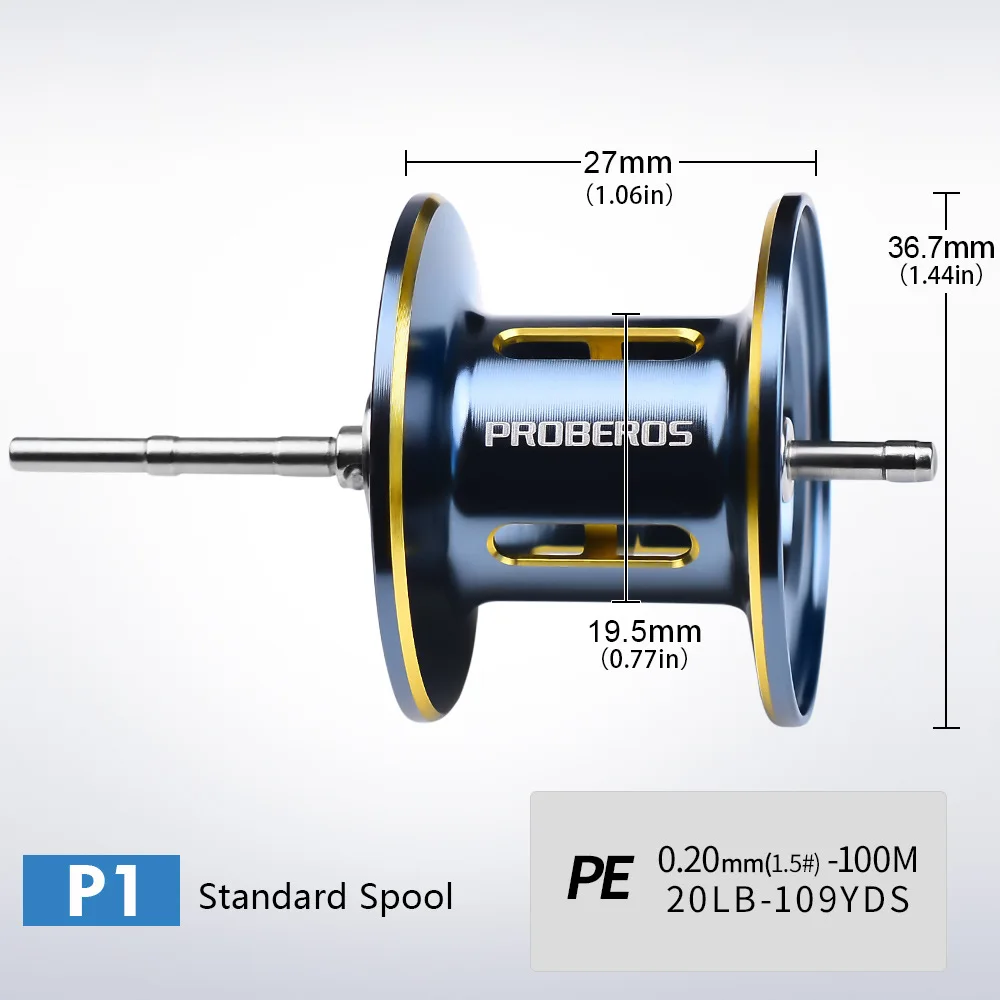 Experimente el mejor desempeño de pesca con el Sprool estándar de DePereros P1