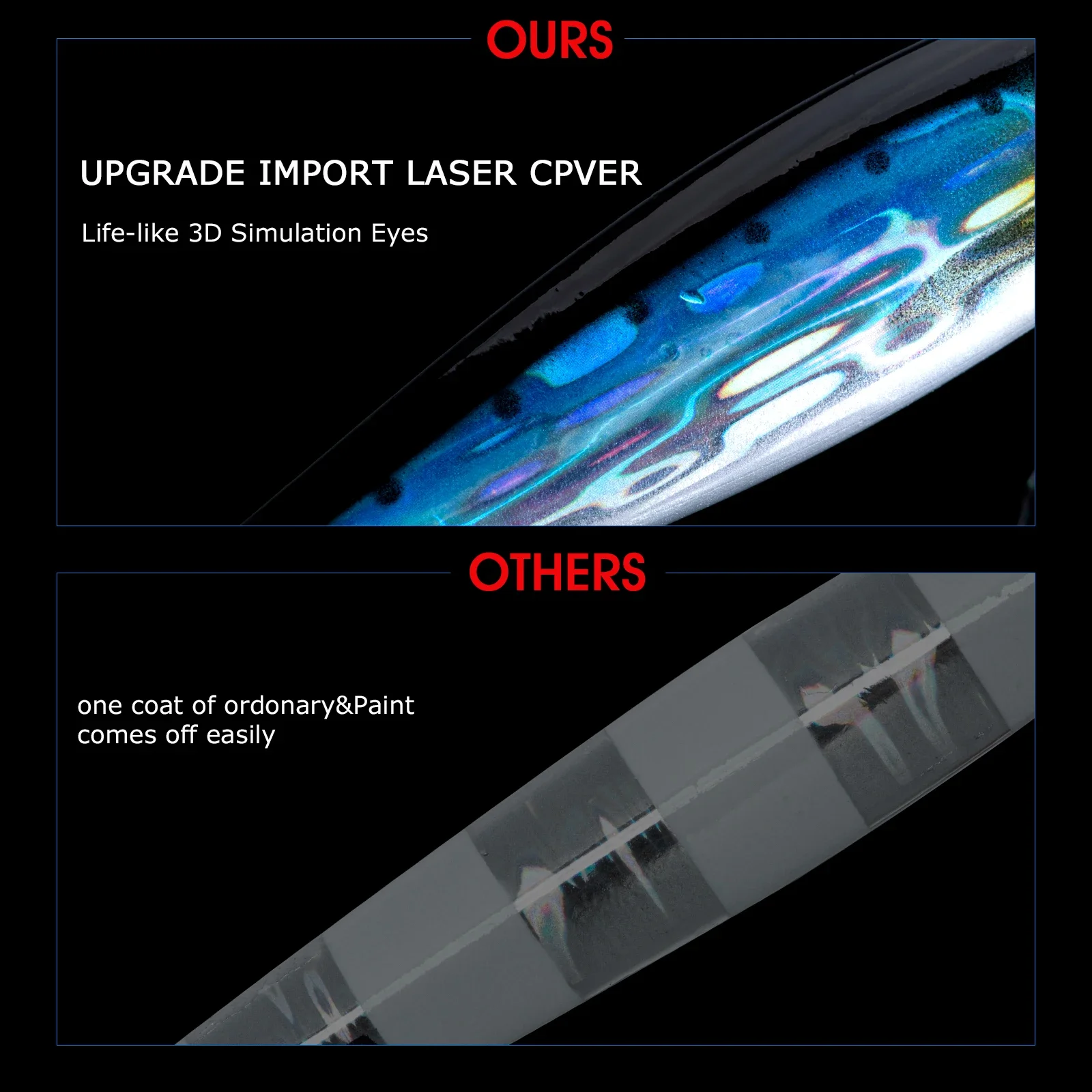 Goture-cebo de Metal que se hunde, 30g, 60g, 80g, 100g, 150g, plantillas de Metal verticales grandes, señuelo de pesca de aguas profundas, Jigging de agua salada, cebo duro - imagen 3