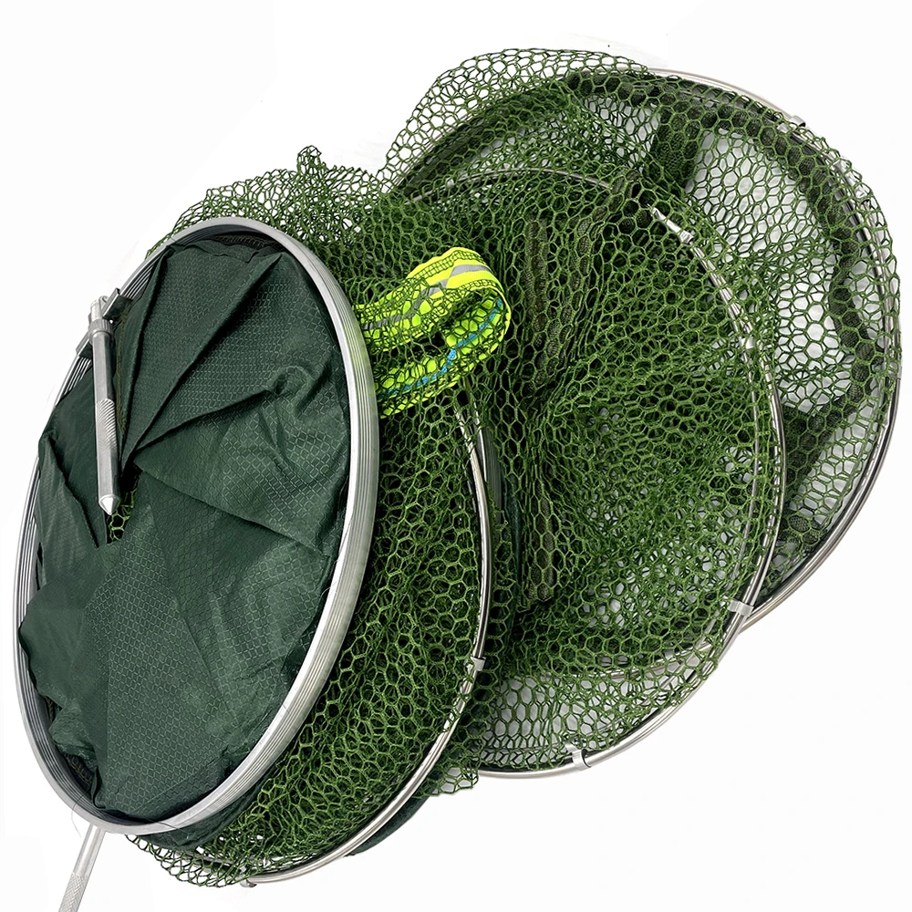 Fyke-red de acero inoxidable para el cuidado de los peces, cesta de pesca, red de inmersión, trampa para carpa al aire libre, cesta de protección para la boca de pescado, herramienta de pesca de carpa - imagen 3