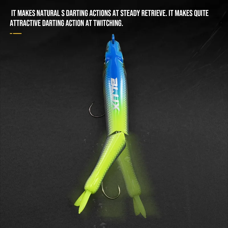 BLUX JACK CLAW 70S Joint Swimbait 70mm 4,6g hundimiento Minnow Wobbler señuelo de pesca cebo duro Artificial anzuelo único para trucha lubina - imagen 5