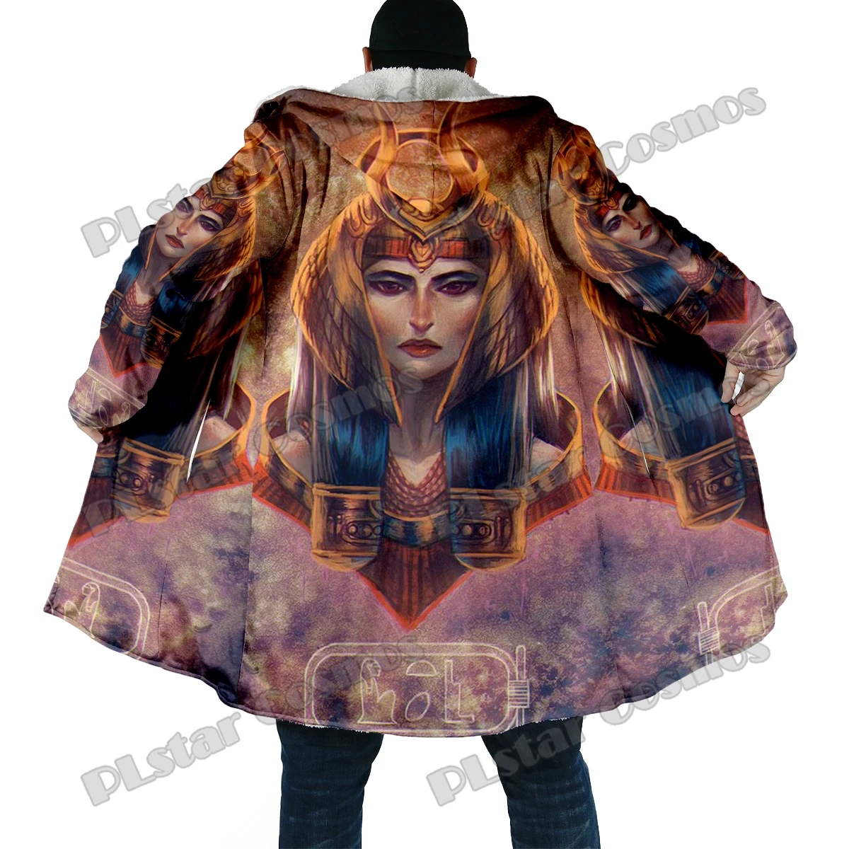 Sudadera con capucha de lana – Estampado 3D Anubis unisex - imagen 3