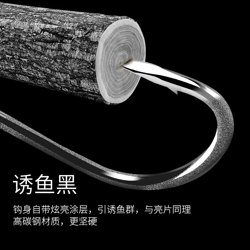 Anzuelo antifrijol para colgar, gancho terminado, suministros de equipo de pesca, Sub-línea, Yi Shi Nixin Guandong - imagen 3