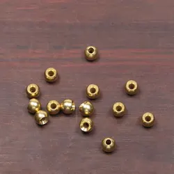Bimoo Cuentas de latón para ninfas y streamers – Tamaños 2.4 a 3.8 mm