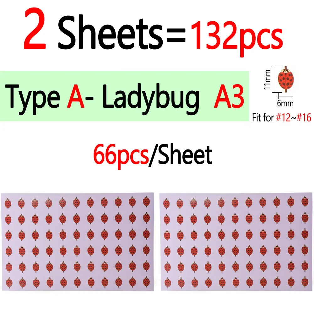 132pcs Type A3