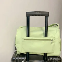 Bolsa de viaje de gran capacidad a la moda, bolsa de equipaje de viaje de negocios de mano, bolsa de mensajero deportiva impermeable para hombre