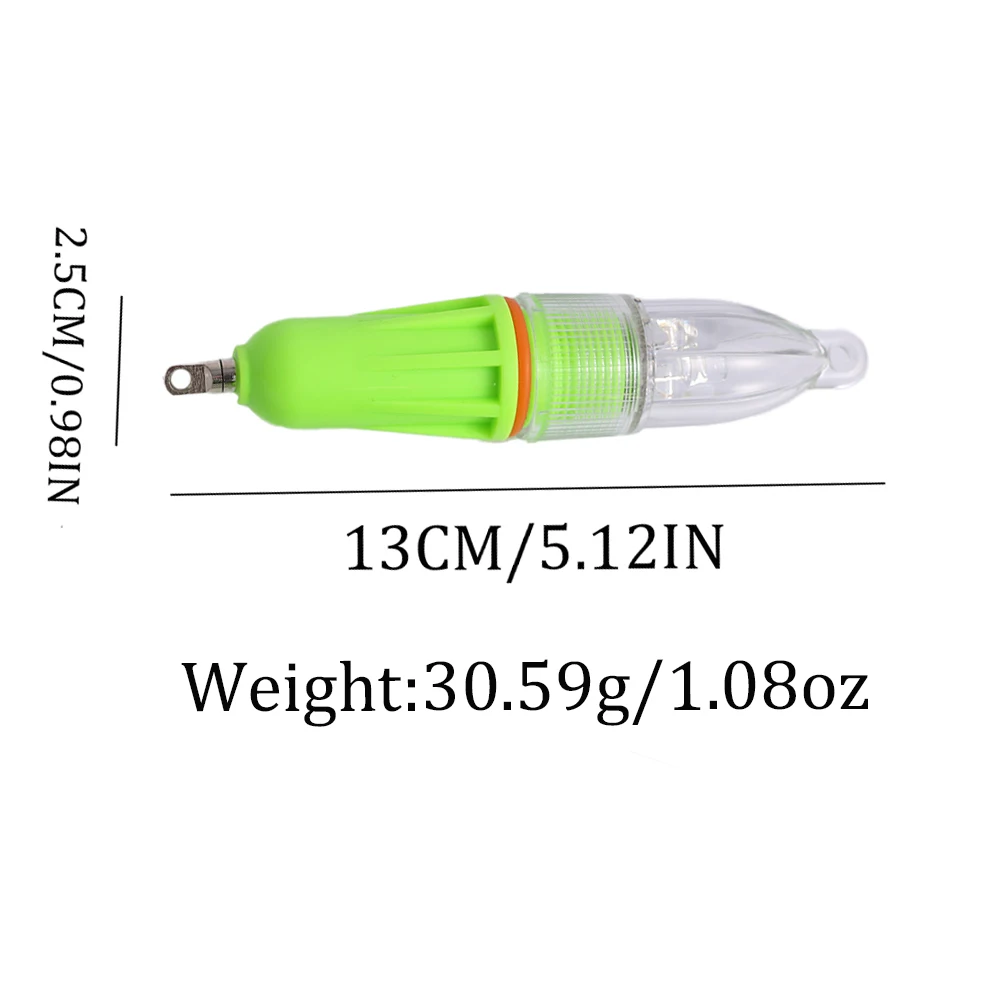 Señuelo LED 13 cm para pesca nocturna impermeable - imagen 2