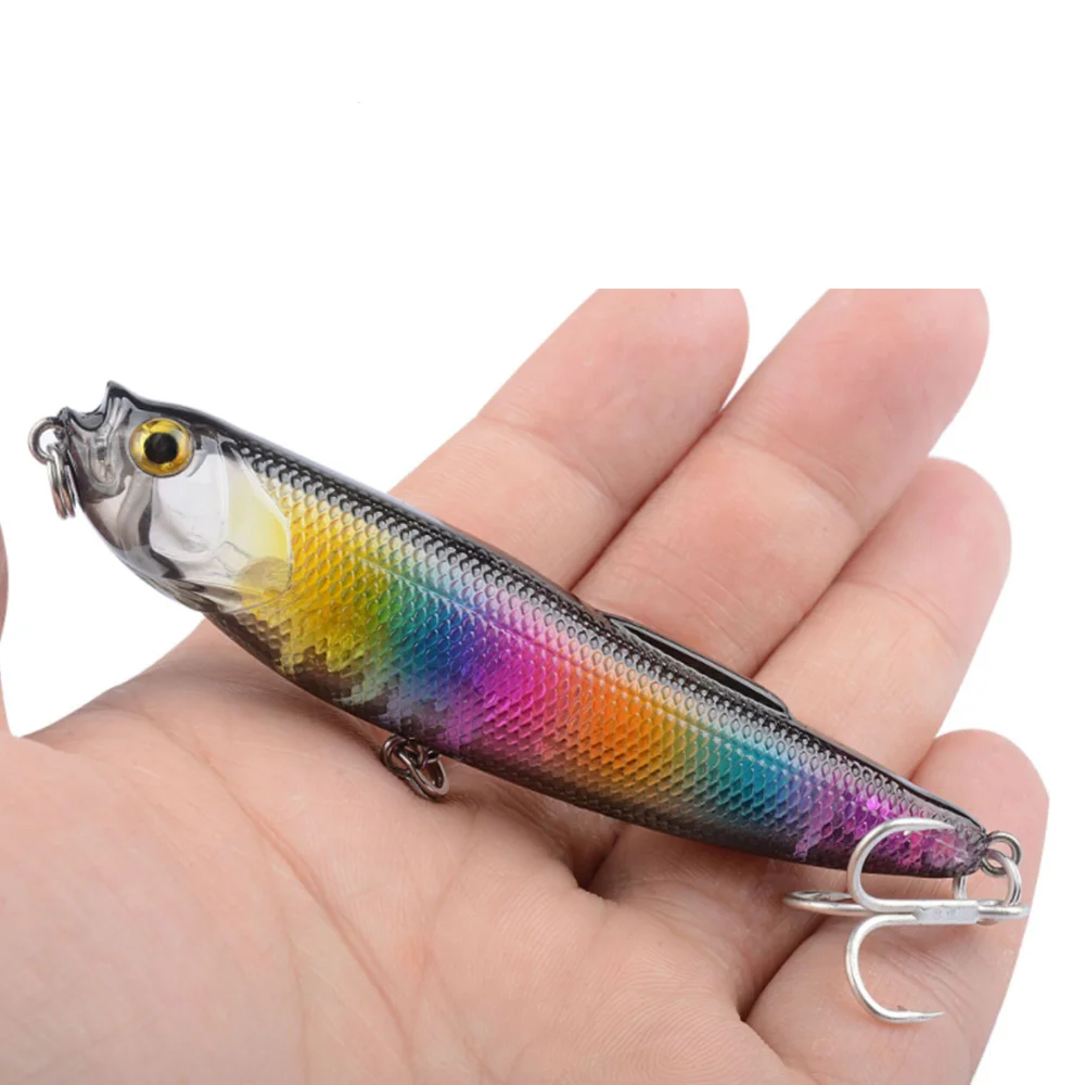 Señuelos de Pesca de lápiz para Andador de perros, cebo duro Artificial Wobbler para carpa, aparejos de pesca de lubina, Crankbait, pececillo, 9,2 cm, 9g - imagen 4